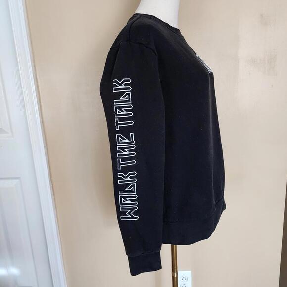 Black Walk The Talk Sweater, Men's M - Picture 4 of 9